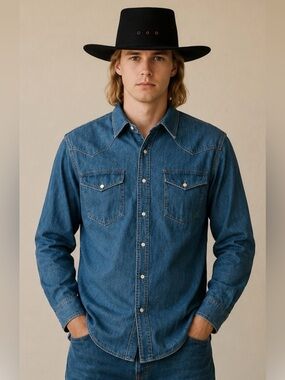 Silver Spur B Bar H Quarter Horse Cowboy Rodeo  Western Premium Wool Felt Hat